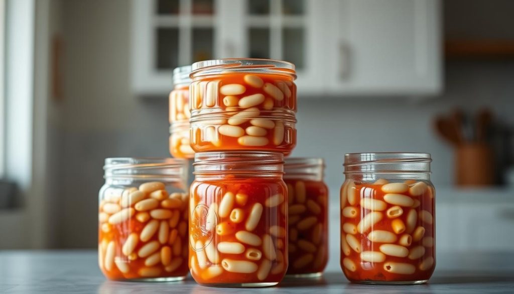 Conservation des haricots blancs à la tomate