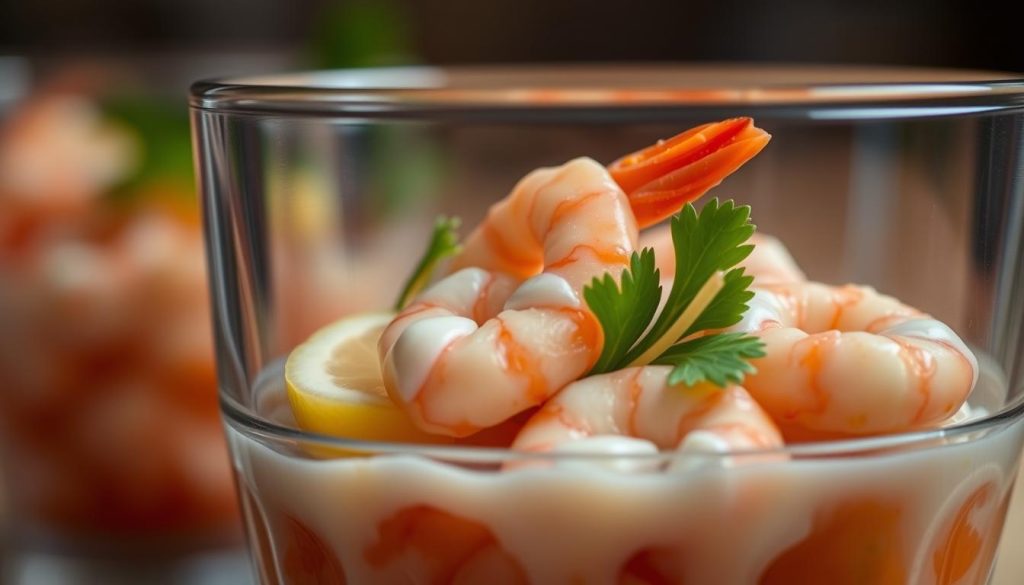 Conservation des verrines aux crevettes