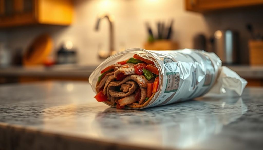Conservation du doner kebab maison