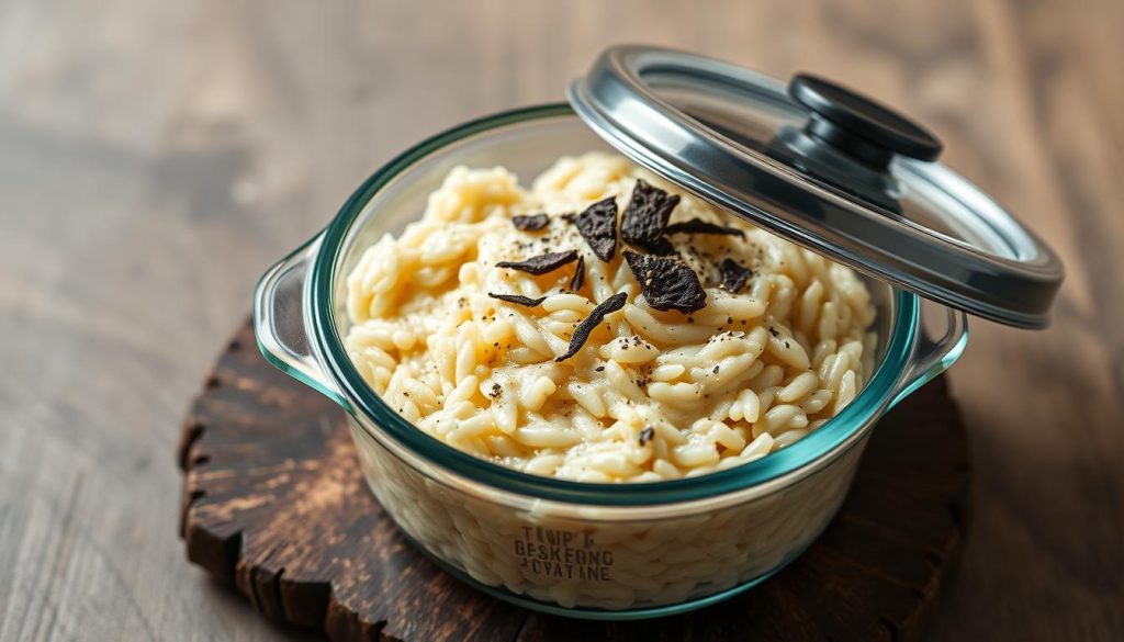 Conservation du risotto gourmand