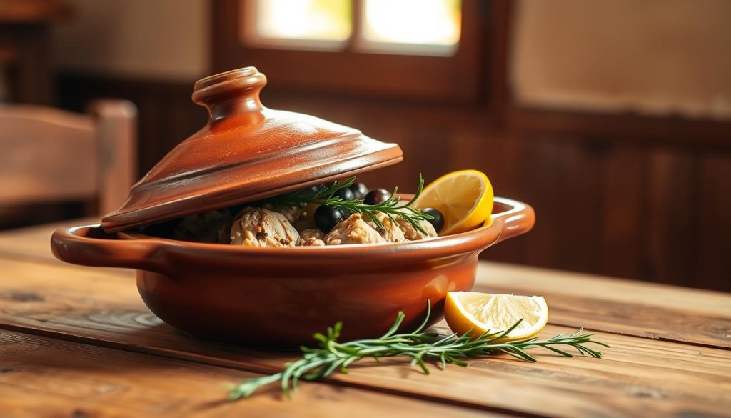 Conservation tajine de poulet aux olives