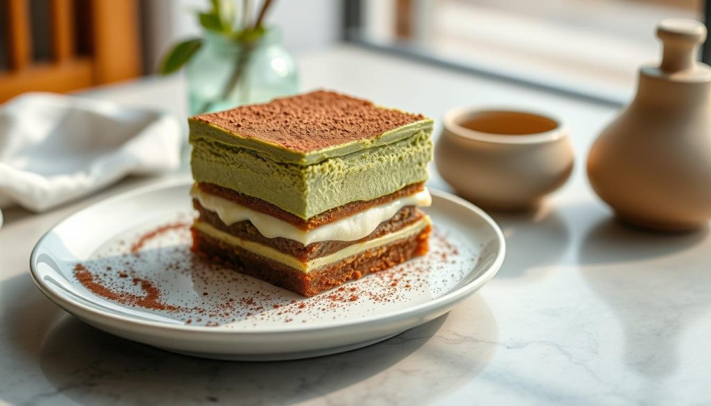 Conservation tiramisu matcha