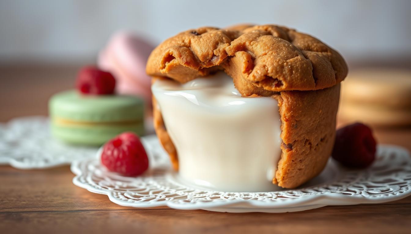 Cookie shot au lait dessert gourmand