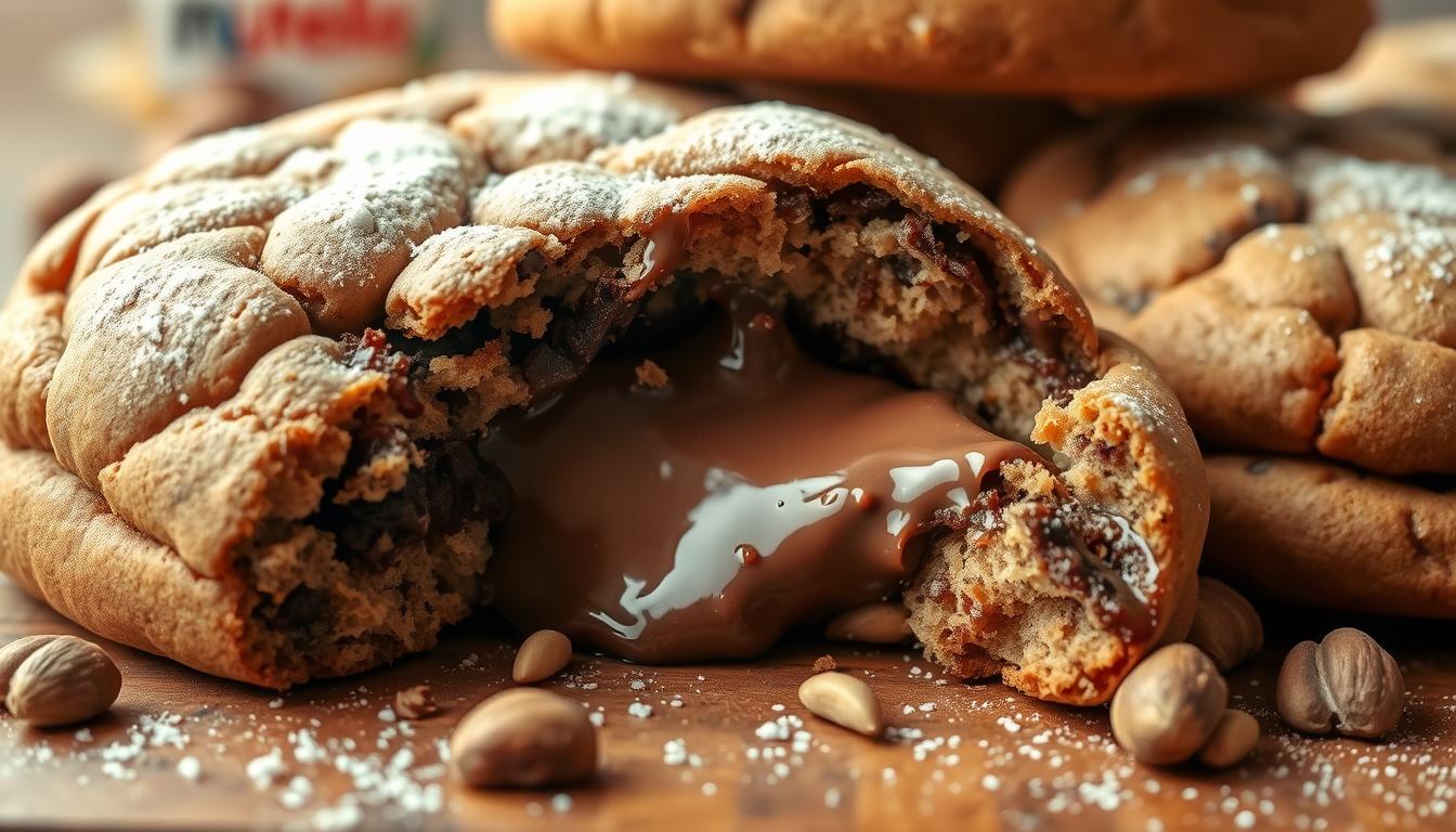Cookies géants au Nutella moelleux