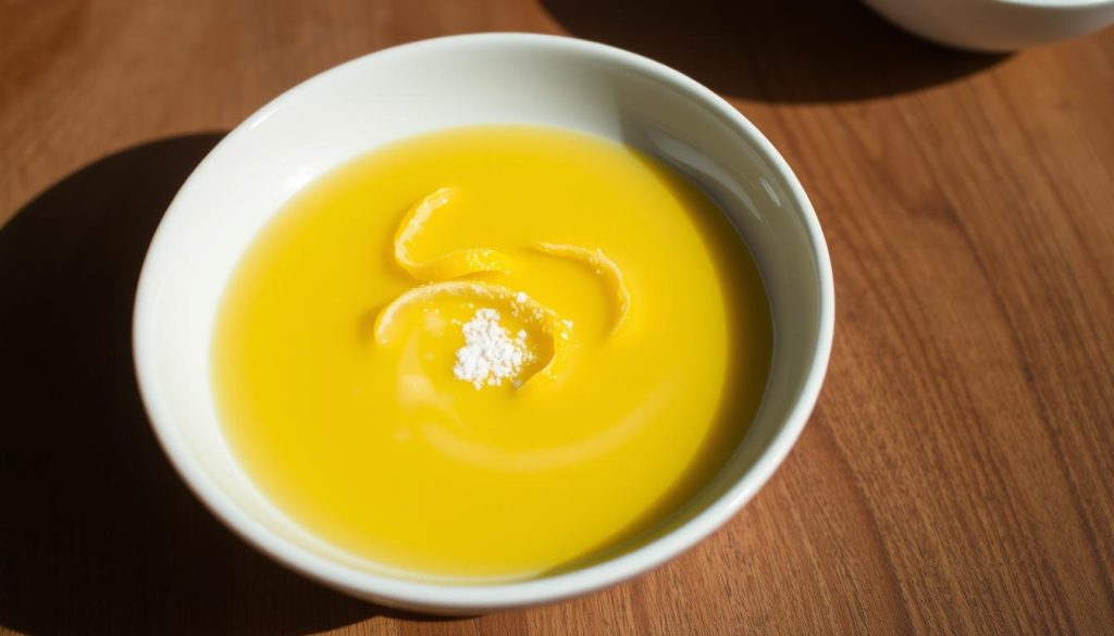 Crème citronnée pour blinis