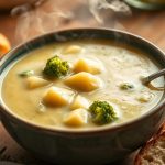 Crème de brocoli et pommes de terre