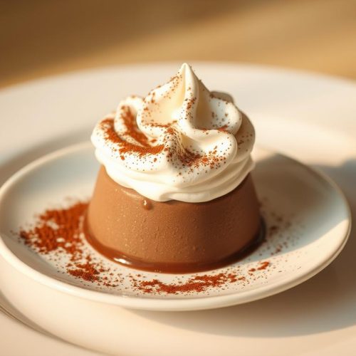 Crème dessert légère au chocolat gourmand