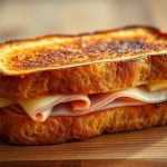 Croque-monsieur au four croustillant