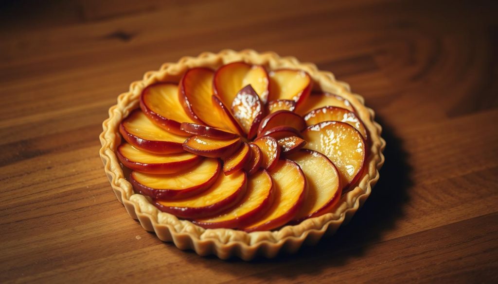 Cuisson tarte fine aux pommes caramélisées