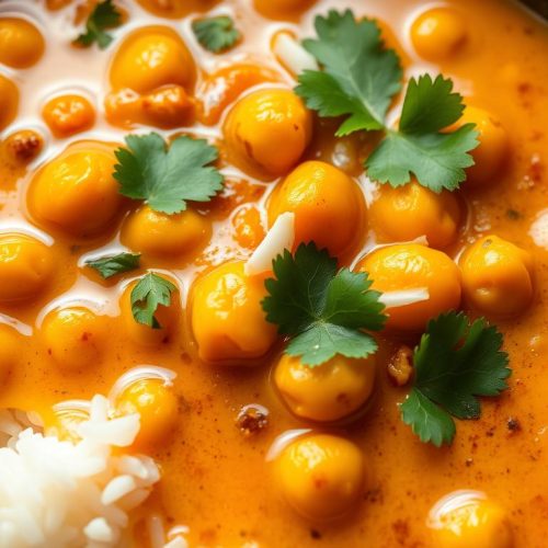 Curry de pois chiches à la noix de coco