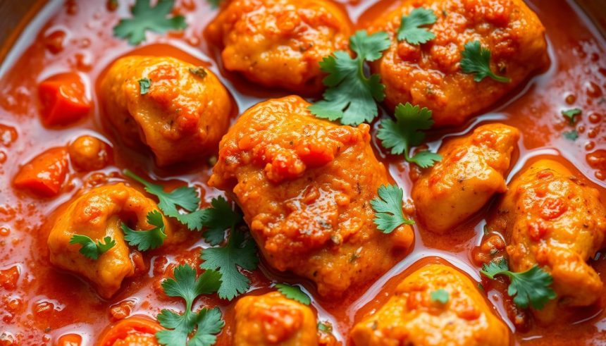 Curry indien au poulet tikka