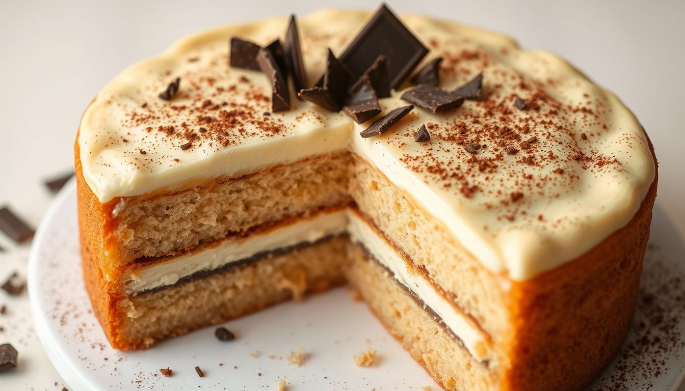 Dalgona coffee cake authentique