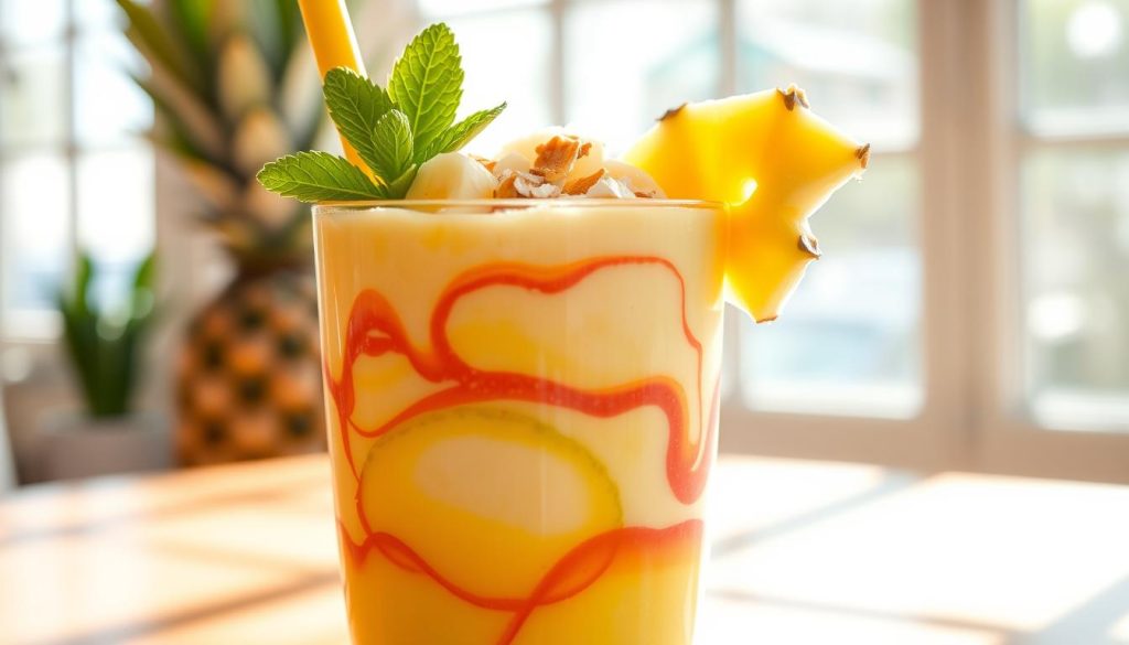 Décoration smoothie tropical
