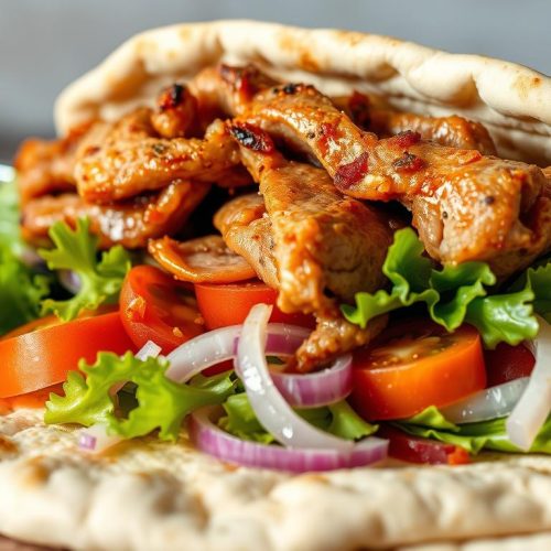 Doner kebab maison à la dinde halal