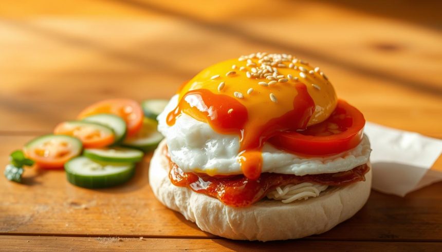 Egg sandwich coréen traditionnel