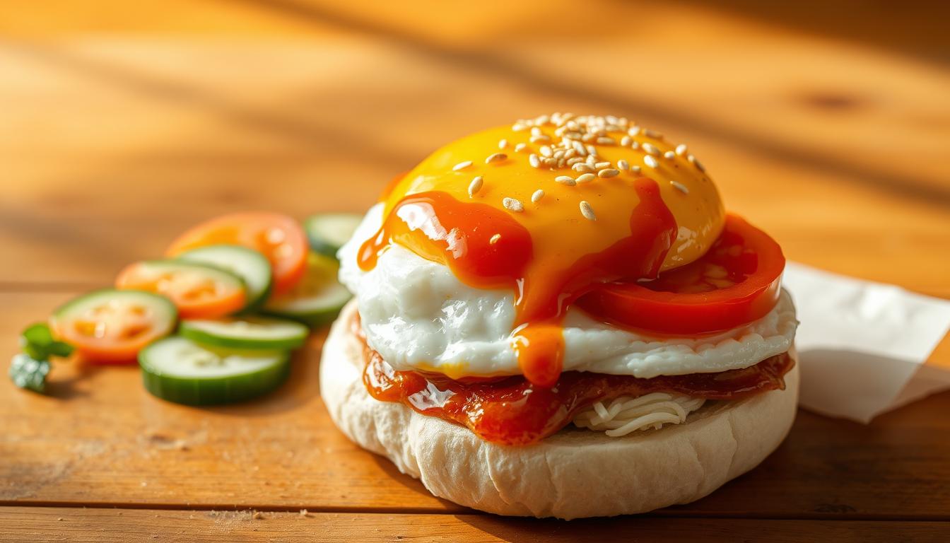 Egg sandwich coréen traditionnel