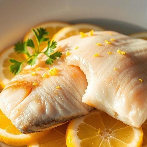 Filet de poisson vapeur au citron