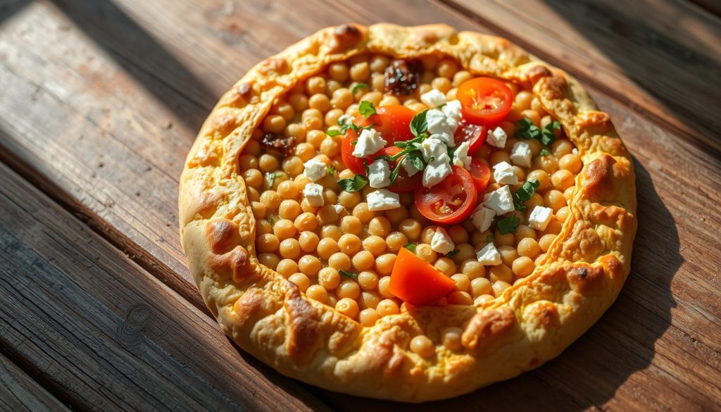 Galette de pois chiches personnalisée Galette de pois chiches personnalisée