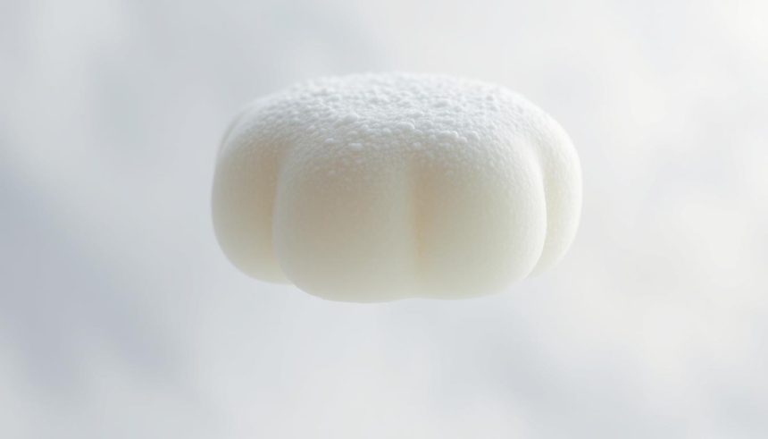 Gâteau nuage japonais délicat