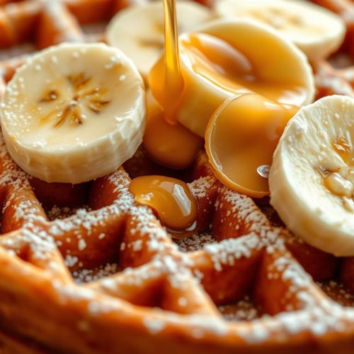 Gaufres moelleuses à la banane