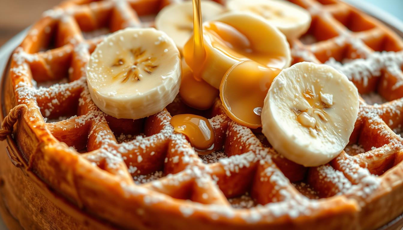 Gaufres moelleuses à la banane