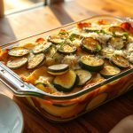 Gratin de courgettes nutritif