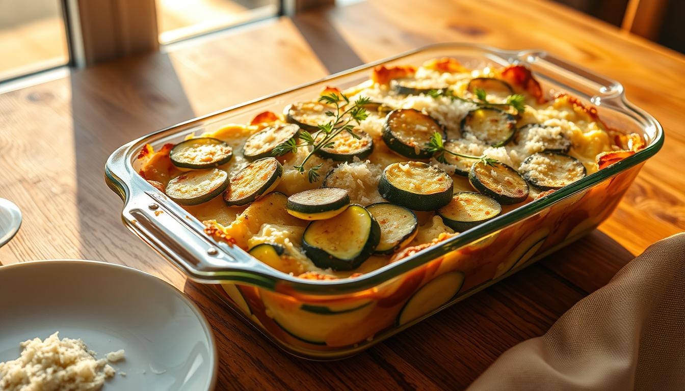 Gratin de courgettes nutritif