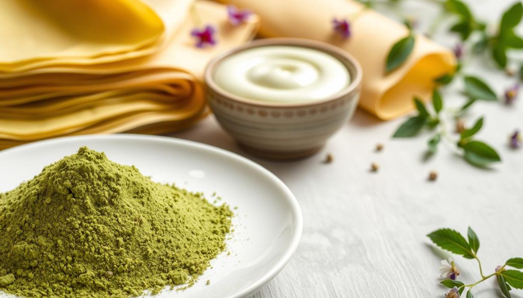 Ingrédients Mille-crêpes matcha