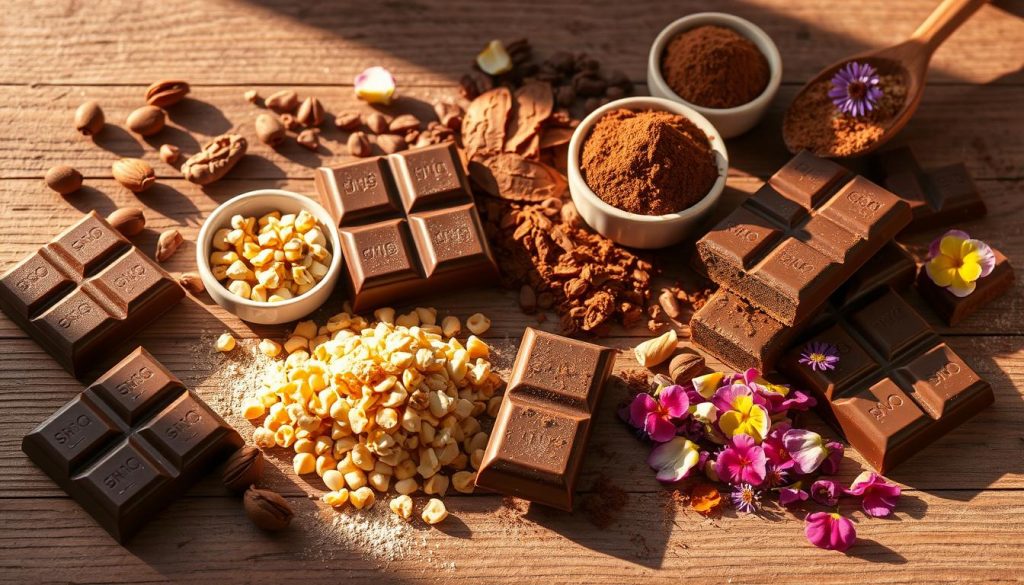 Ingrédients pour chocolats maison