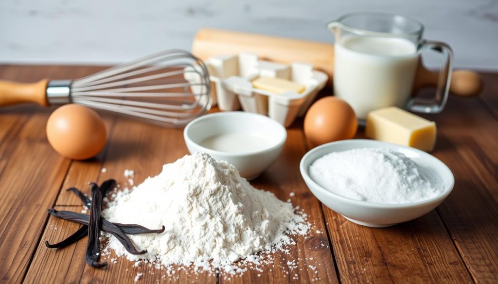 Ingrédients pour choux craquelins Ingrédients pour choux craquelins