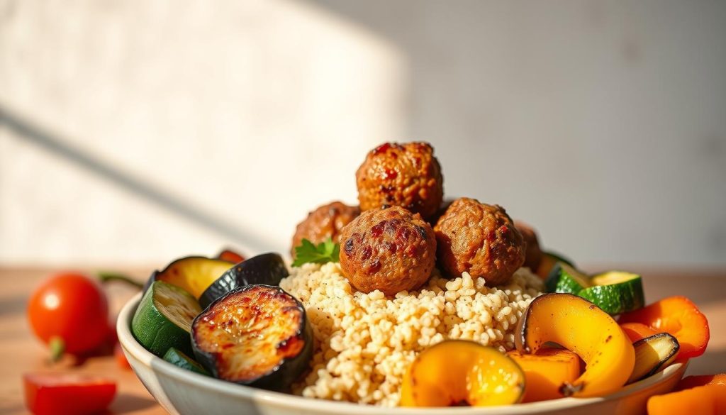 Kefta bowl adapté aux régimes alimentaires