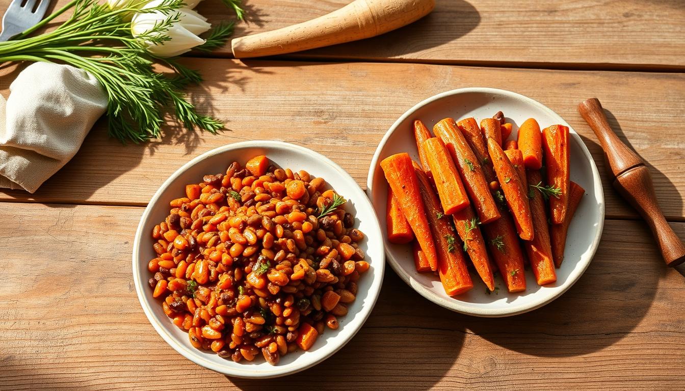 Lentilles corail et carottes au cumin recette végétarienne