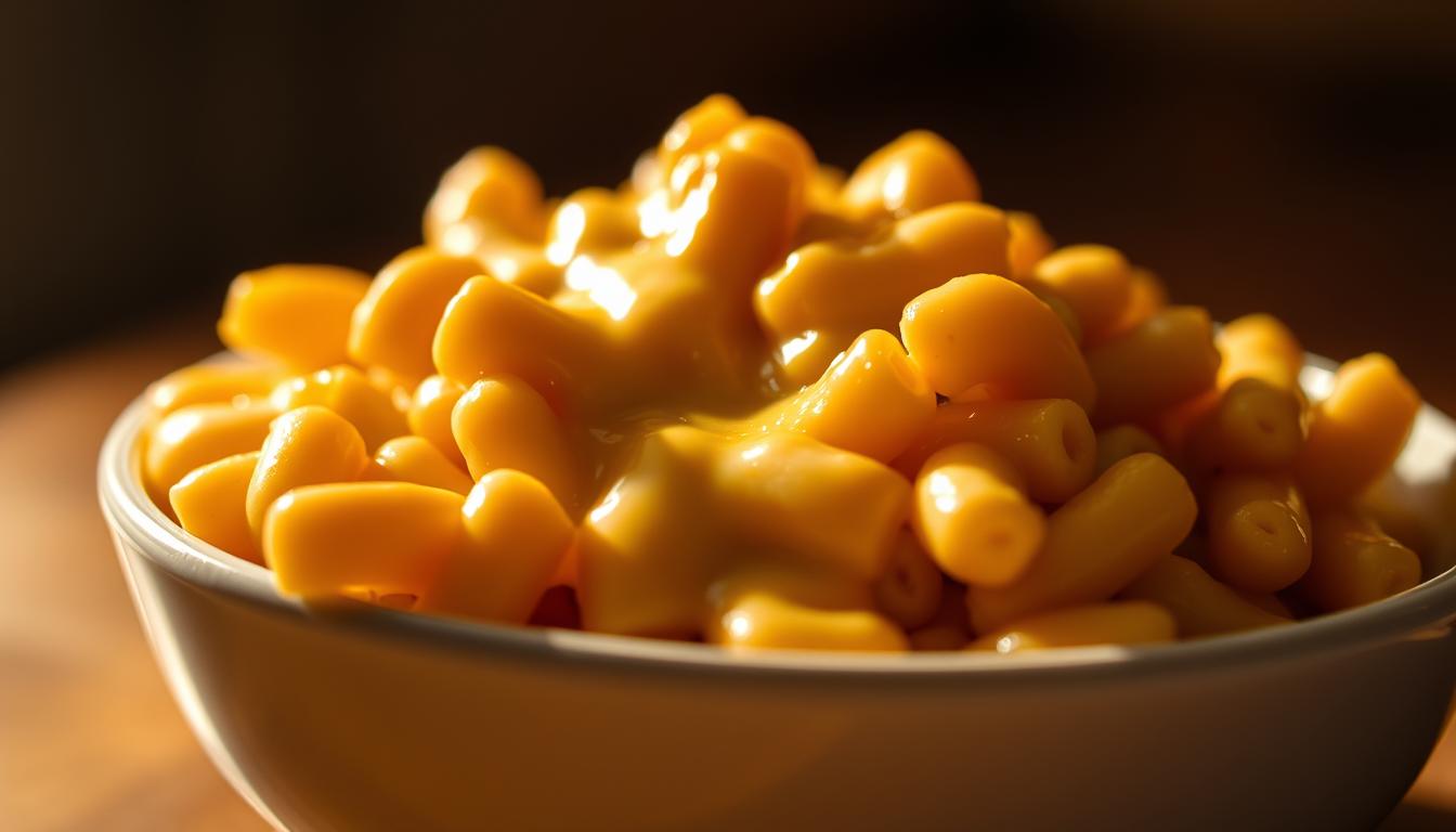 Mac & cheese au cheddar coulant