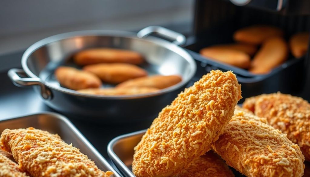 Méthodes de cuisson des tenders au parmesan