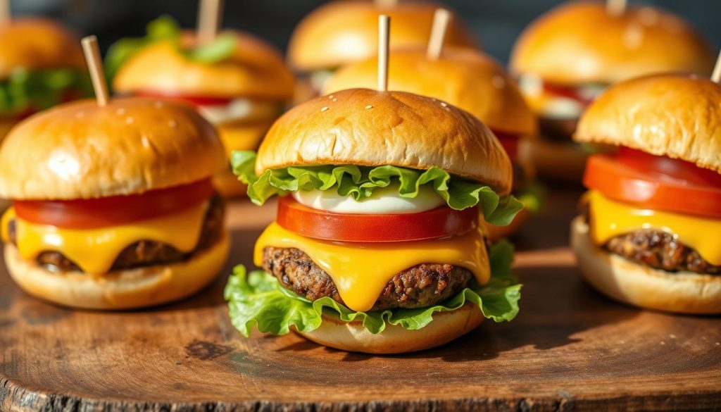Mini burgers pour régimes spéciaux