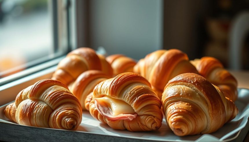 Mini croissants jambon-fromage gourmands