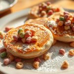 Mini pancakes céréales petit-déjeuner