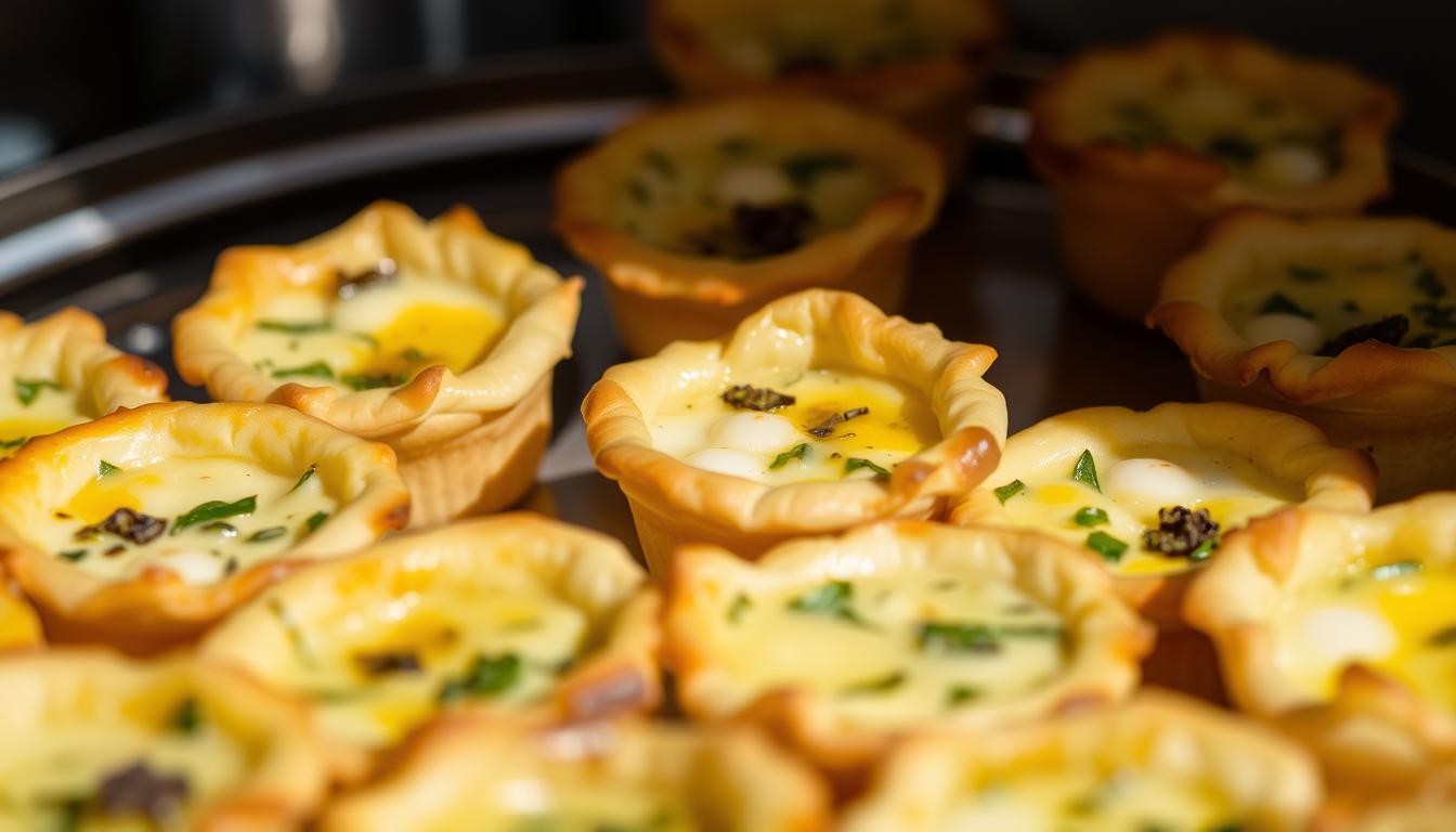 Mini quiches apéritives