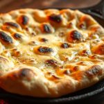 Naan au fromage à la poêle
