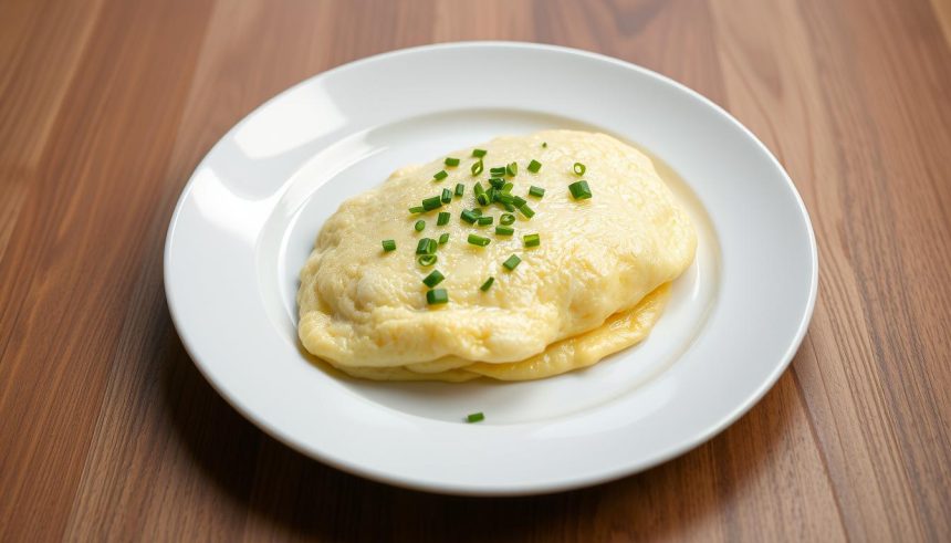 Omelette blanche aux herbes délicieuse