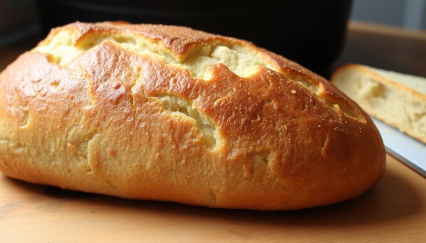 Pain sans pétrissage à la cocotte