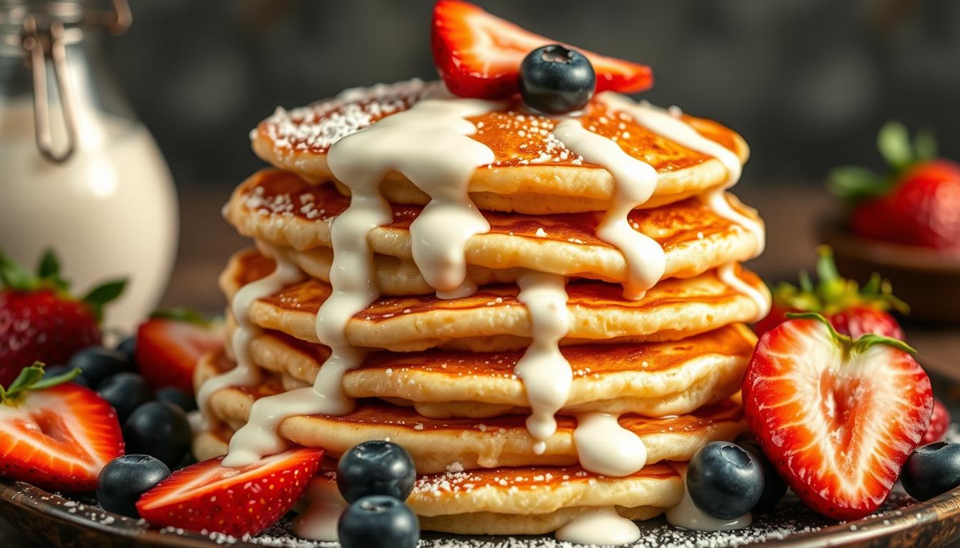 Pancakes fluffy au yaourt grec