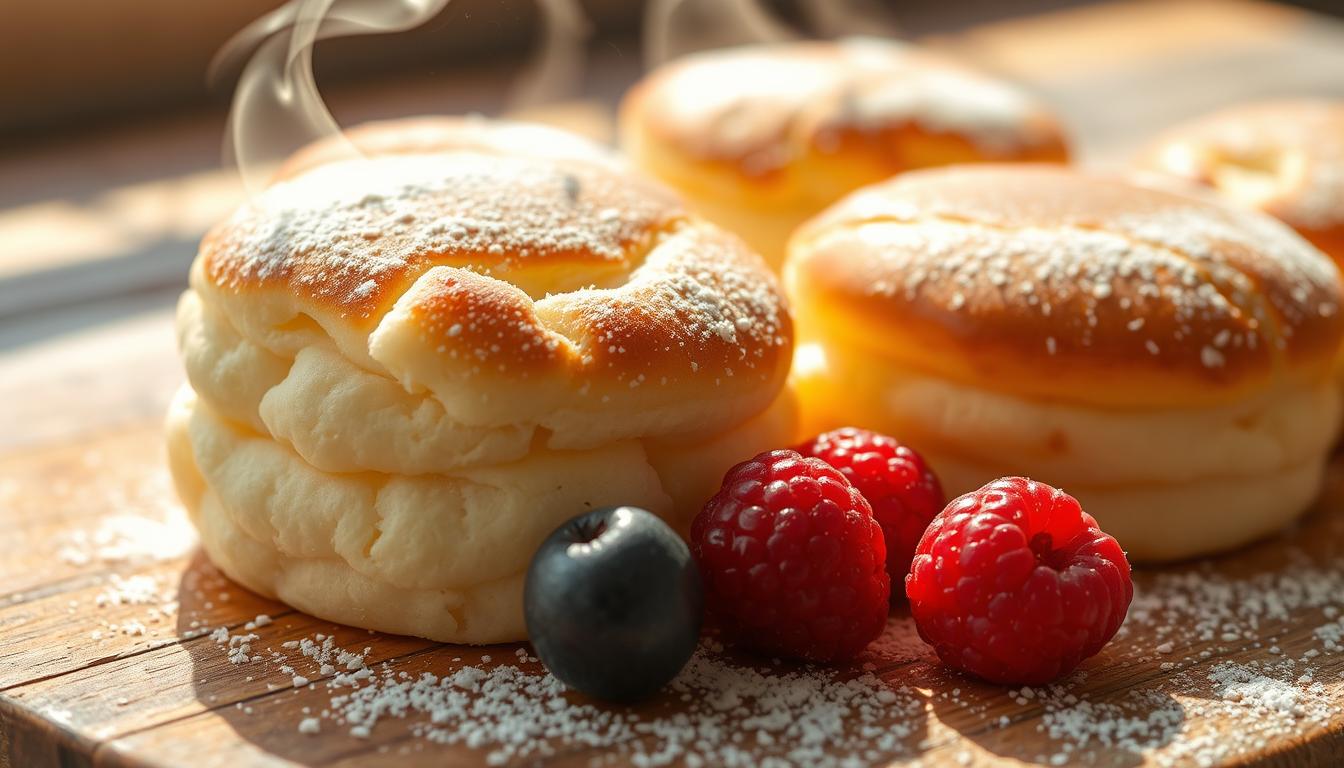 Pancakes soufflés japonais