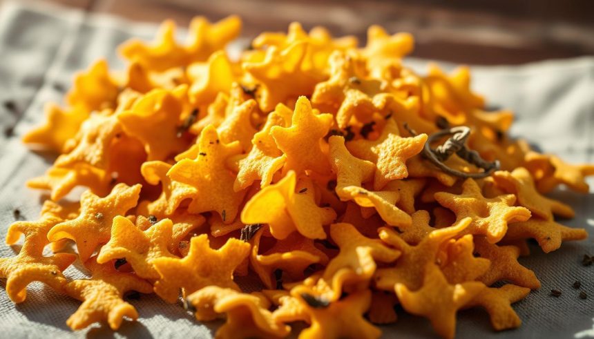 Pasta chips croustillantes snacks italiens