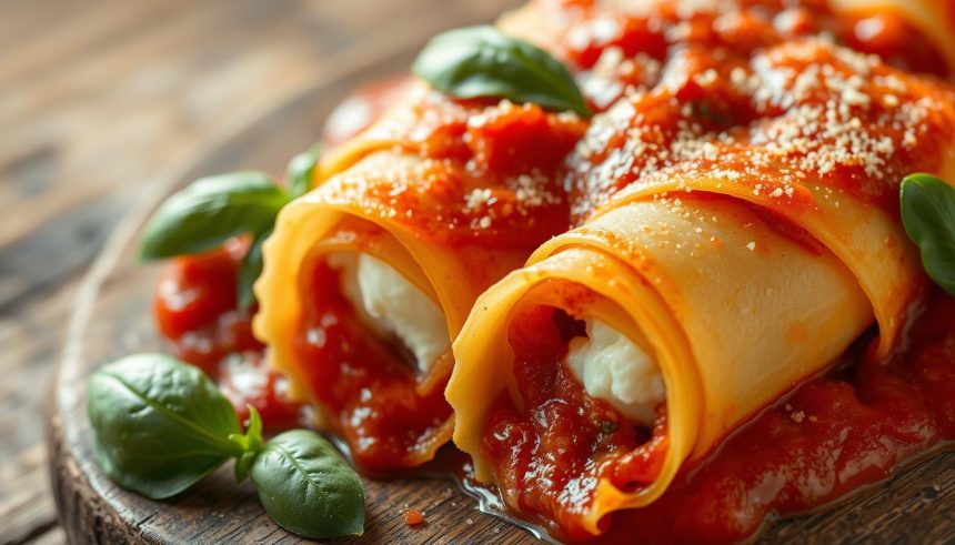 Pasta roll-ups à la ricotta recette italienne