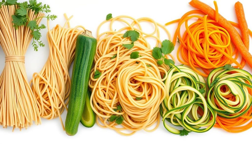 Pâtes végétaliennes alternatives