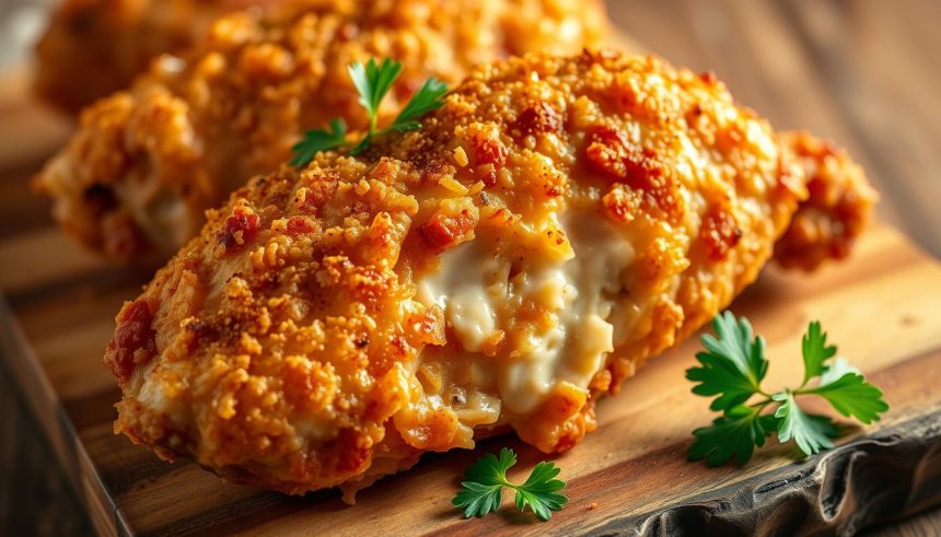 Poulet croustillant au four façon KFC