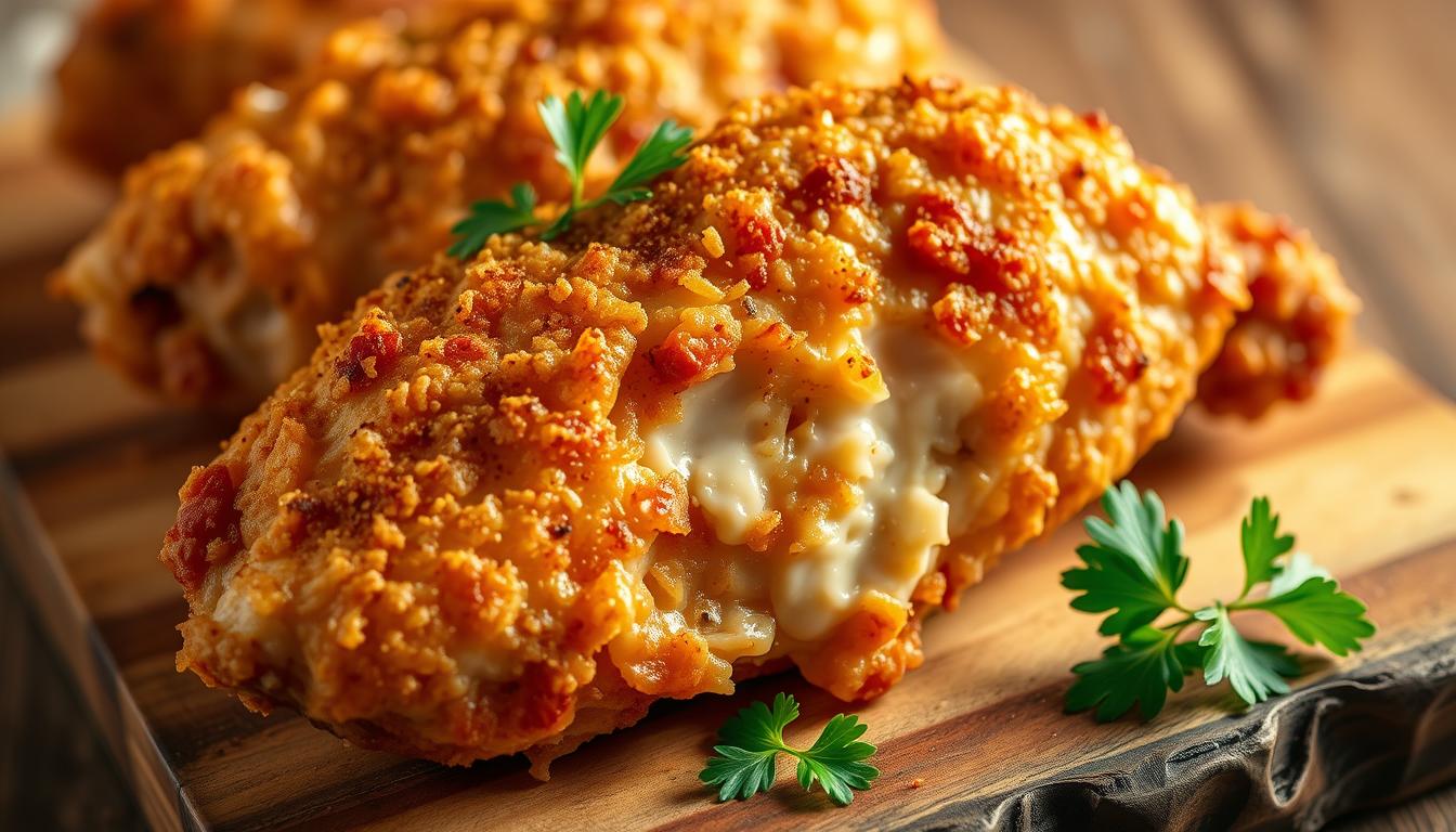 Poulet croustillant au four façon KFC