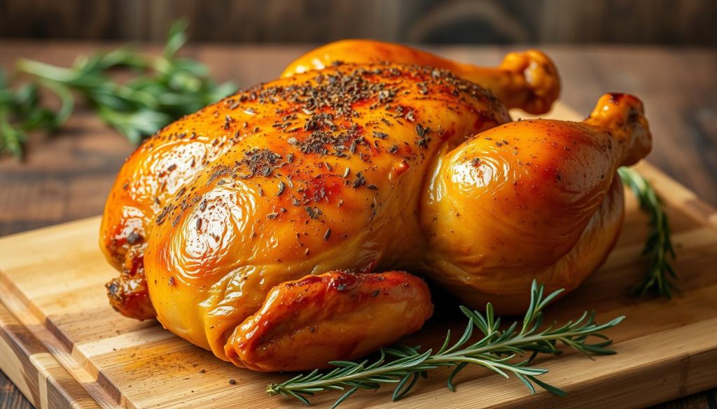Poulet croustillant cuit au four