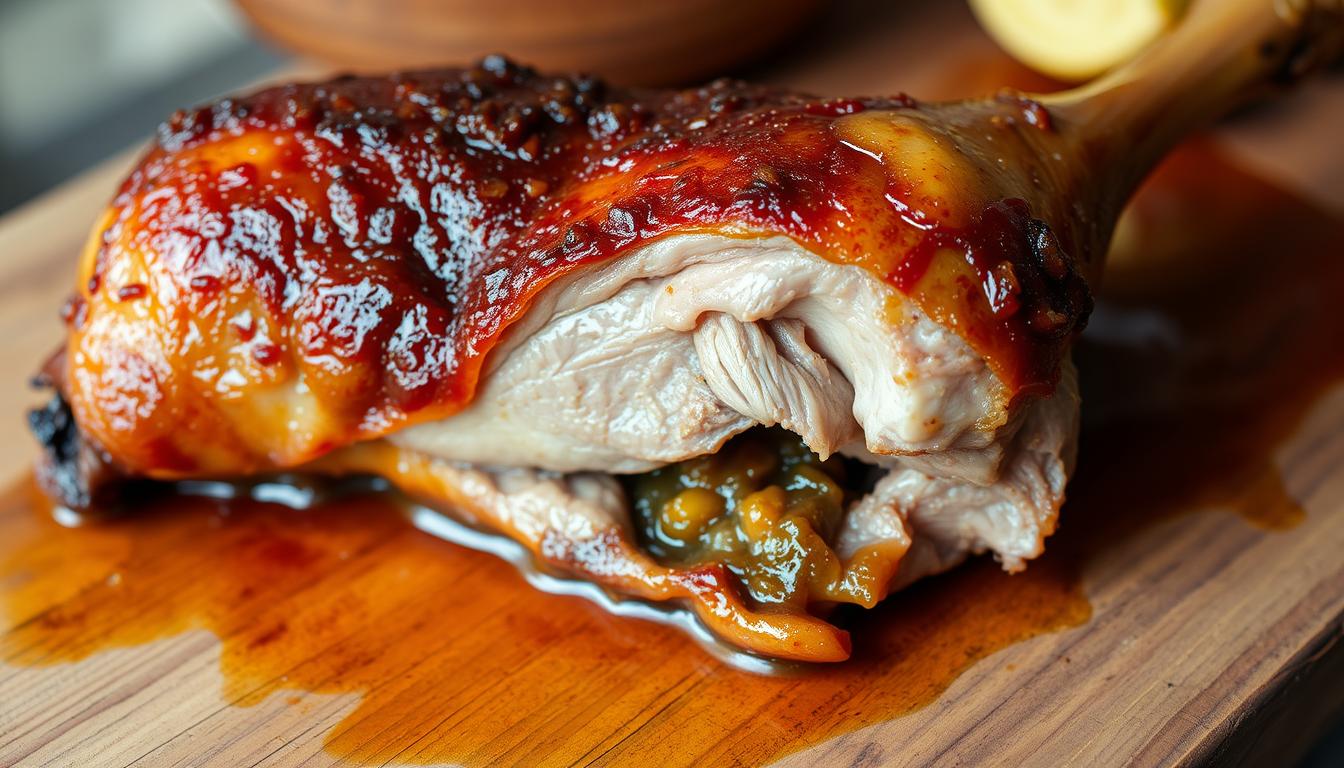 Préparation cuisse de canard confite